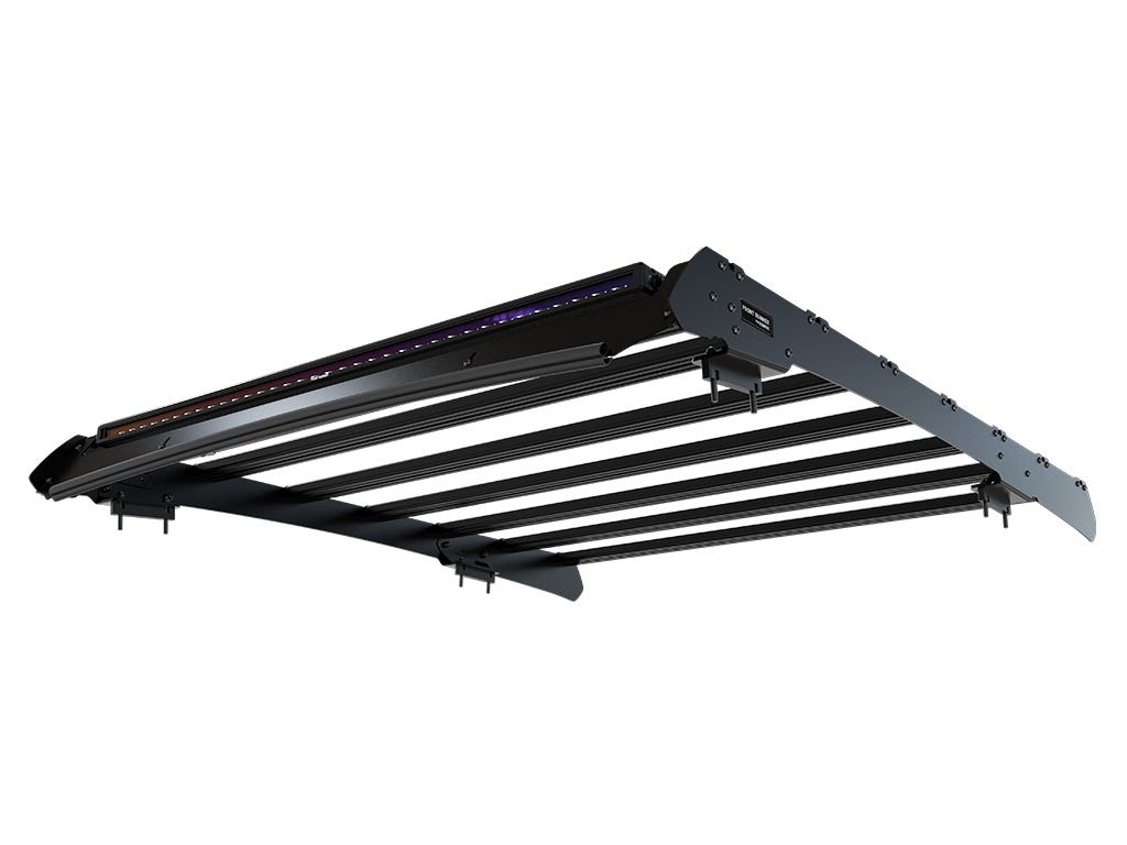Toyota Hilux Double Cab (2016-Current) Slimsport Roof Rack Kit / Light Bar Ready - Imagen 5