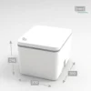 Trelino Evo S Blanco con indicador de nivel7